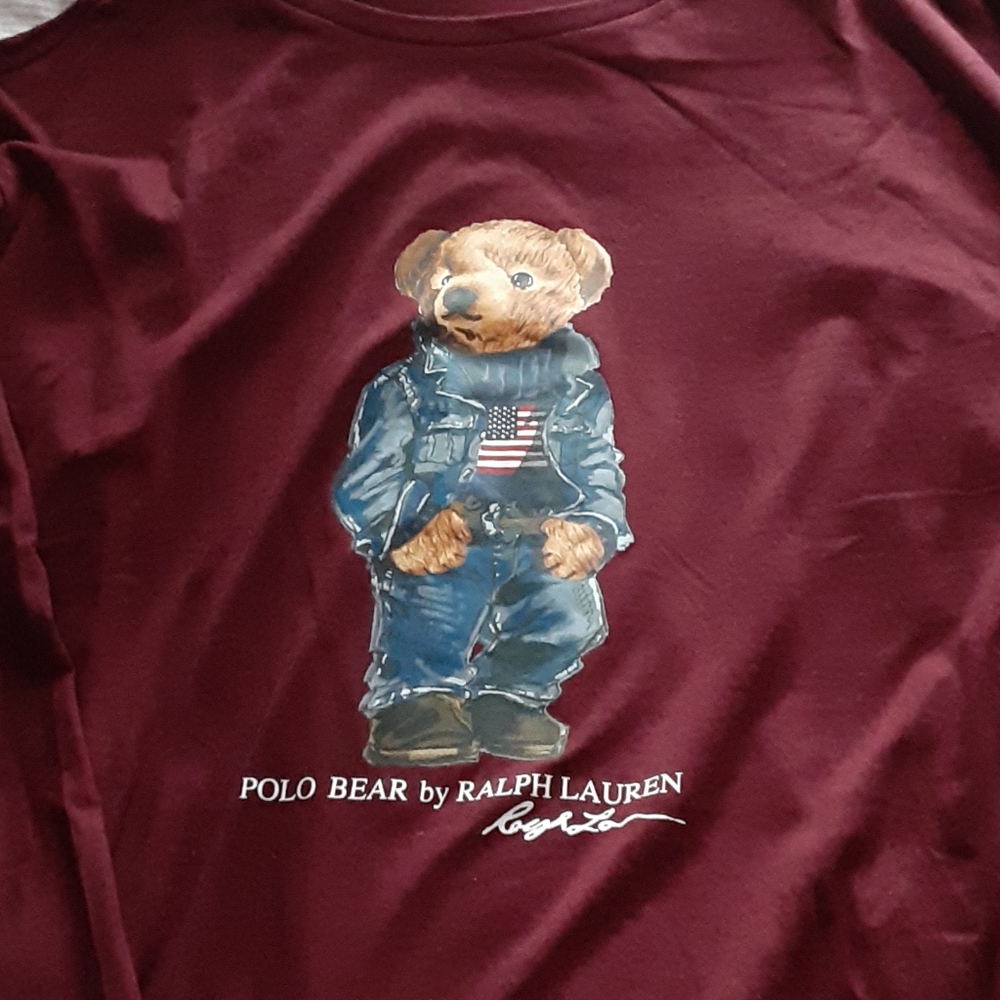 Unisex Ralph Lauren long sleeve tee